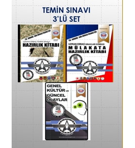 Uzman Erbaş Temin Sınavı 3’lü Set