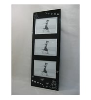 15*10 3lü cats Çerçeve 10x15 siyah ayna Photo Frame Kedili Kelebekli