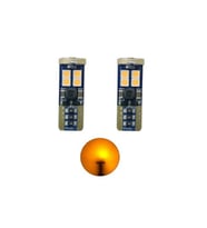 T10 Led Park Ampulü 12smd W5w Canbus Turuncu