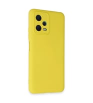 Xiaomi Redmi Note 12 5g Kılıf Nano İçi Kadife Silikon - Sarı