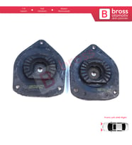 Nissan Qashqai J10 Micra K14 Renault Clio Scenic Megane 3 Fluence için 2X Ön Amortisör Üst Takozu