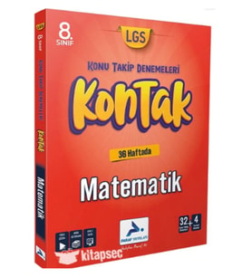 paraf yayınları Paraf Kontak 8.sınıf Matematik (Çok Renkli)
