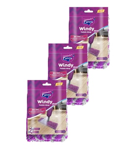 Windy Duo Zigzag Yedek Mop (Sapsız) Üçlü Paket