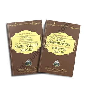 Kadın Halleri Risalesi Adetli - Hanımlar İcin Koruyucu Dualar  2 Kitap