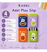 Adel Play Silgi 4 Adet