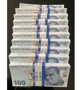 YENİ 1000 ADET 100 TL GEÇERSİZ EĞLENCE OYUN ŞAKA  DÜĞÜN PARASI
