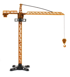 1/55 Ölçek Sağa Sola Döndürülebilir Vinç Yukarı Aşağı Hareket Edebilen 30 Cm Kule Vinç