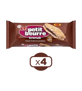 Eti Fındık Kremalı Petibör Bisküvi 270 gr x 4 Adet