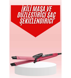Saç Şekillendirici Düzleştirici Ve Maşa Özellikli Şekillendirici Seramik Kaplama