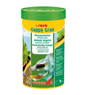Sera Guppy Granules Nature 250 ml. 120 gr Skt: 12/2028 Lepistes Balık Yemi Orjinal Kutu