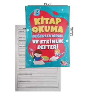 Kitap Okuma Değerlendirme ve Etkinlik Defteri Özet Defteri 1 Adet Kitap Özet Defteri (Çok Renkli)