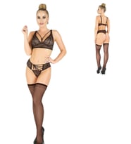 Underwear Fantezi Iç Çamaşır Takımı (Siyah)