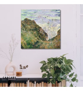 Kare Kanvas Tablo Ünlü Eserler Cloude Monet Over The Sea