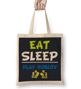 Eat Sleep Play Roblox Bez Çanta Uzun Saplı