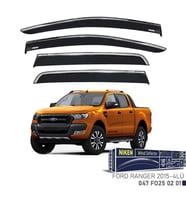 Niken Ford Uyumlu Ranger -2015 Kromlu Cam Rüzgarlığı 4Lü Parça (Karışık)