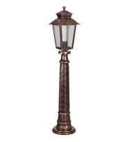 AVONNI BSU-68211-BKR-B Kahverengi Boyalı Dış Mekan Aydınlatma E27 ABS Cam 18cm