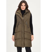 Dewberry Kadın %100 Polyester Yelek Haki Z9743 Katmanlı Kombin, Şehir ve Ofis Stili, Kazak ve Gömlek Kombini
