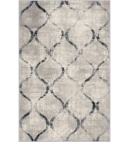 Eliana Home Baskılı, Yıkanabilir Kaymaz Taban Salon Halısı LNA1596 100x150 cm (Bej)