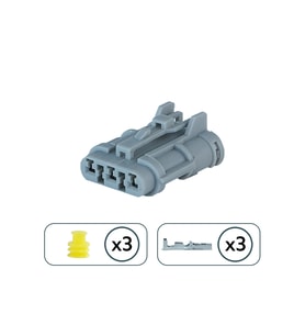 Sis Lambası Soketi 3 Pin Kablosuz