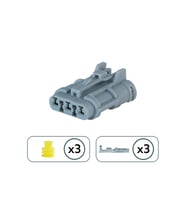 Sis Lambası Soketi 3 Pin Kablosuz