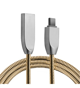 Ally Usb Type-C Zinc Alloy Dayanıklı 24 A Metal Usb Kablo-(5775) - SSSSSS5741-8982