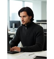 Erkek Casual Giyim İçin İdeal Regular Fit Düz Desen Fermuarlı Balıkçı Yaka Kalın Triko Kazak
