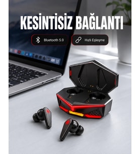 Kablosuz Bluetooth Kulaklık Led Işıklı Yeni Nesil