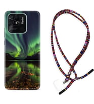Xiaomi Poco X3 Pro M4 Pro X4 Pro C40 10C Kılıf Boyun Asklı Rasta Silikon Kuzey Işıkları 1327