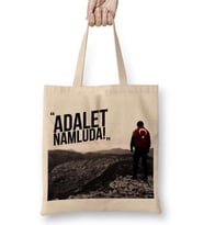 Ayyıldız Adalet Namluda Bez Çanta Uzun Saplı