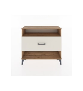 Arges Şifonyer Tek Raflı Tek Çekmeceli 88x30x80 Çam-Aytaşı