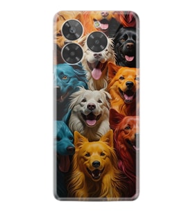 General Mobile Era 50 Kılıf Boutique Baskılı Resimli Köpekçikler Pcode -026