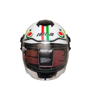 Motosiklet Kadın Yarım Kask Double Güneş Vizörlü Sertifikalı Abs Material Spring
