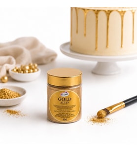Dr. Gusto Gold Metalik Toz Dekor Boya 50 Gr