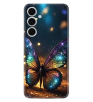 Samsung Galaxy A16 Kılıf Boutique Baskılı Resimli Rengarenk Kelebek Pcode -097