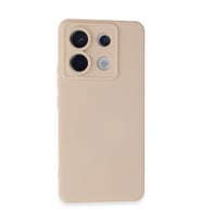 Xiaomi Redmi Note 13 Pro 5g Kılıf Nano İçi Kadife Silikon - Pudra