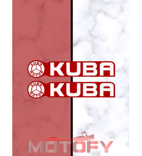 KUBA ETİKET KIRMIZI 15x3cm 2'Li - ETİKET - STİCKER