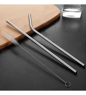 Dodes 3 Parça Paslanmaz Çelik Pipet Seti