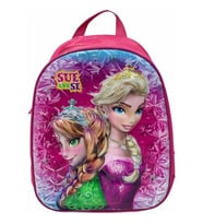 DZC KUZENLER AVM Frozen Kabartmalı Çocuk Anaokulu Sırt Çantası 3 4 5 6 Yaş