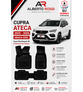 CUPRA ATECA 2022 - 2026 Araca Özel Kauçuk 3D Profesyonel Oto Paspası