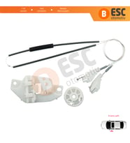 Hyundai Accent MK2 LC 2000-2006 4/5-Kapı 8240325010 İçin Ön Sol Kapı Cam Kriko Tamir Seti