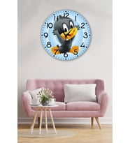 bilge Tasarım Çocuk Odası Duvar Saati 30 x 30 CM (Çok Renkli)