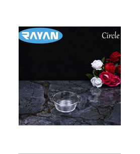 Circle Tekli Yuvarlak Cam Kahvaltılık Royaleks-81474