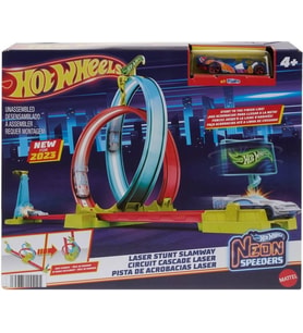 HPC05 Hot Wheels Neon Yarışlar Çifte Çemberde Yarış Seti