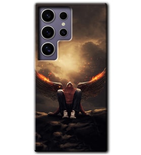 Galaxy S24 Ultra Kılıf HD Desen Baskılı Kılıf - Wings of Power