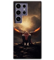 Galaxy S24 Ultra Kılıf HD Desen Baskılı Kılıf - Wings of Power