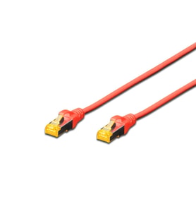 Beek CAT 6A SFTP/PIMF (Pairs In Metal Foil) Patch Kablosu, LSZH, 1 metre, AWG 26, Kırmızı Renk