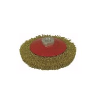 Mey İthalat® Partner 03033 M14 Vidalı Sarı Telli Fırça 125 mm