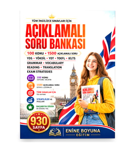 Tüm Sınavlar İçin İngilizce Açıklamalı Soru Bankası