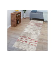Rovigo Home Dijital Baskı Yıkanabilir Kaymaz Taban Salon Halısı RVG1553-HT701 100x150 cm (Bej)