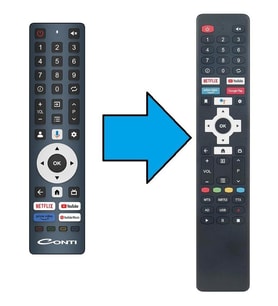 Contı ile uyumlu Smart Google Led Tv Kumanda-Ses Özellikli